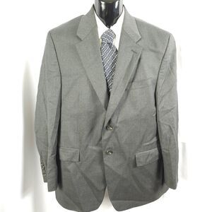 Lauren Ralph Lauren Mens 42R Gray 100% Wool 2-Button Sports Coat Blazer